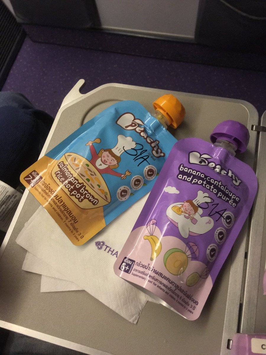 thai inflight baby meal