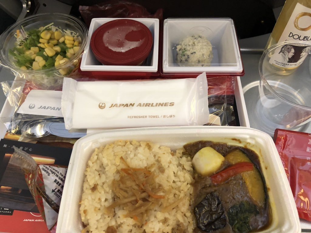 JAL機内食 日本航空机上用餐